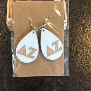 Delta Zeta DZ brand new earrings